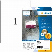 HERMA Schilder A4 weiß 190x275 mm Folie 25 St.