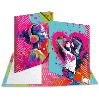 HERMA Sammelmappen A4 Karton Music Girl