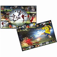 HERMA Schreibunterlage Karton Fußball 55x35 3Stk