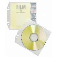 DURABLE CD-Hülle Cover EASY für 2 CDs/1CD transp. 10 St