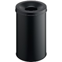 DURABLE Papierkorb Safe rund 30 Liter schwarz