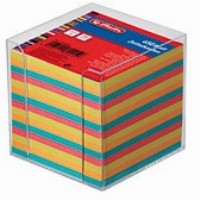 Herlitz Zettelkasten Big 9 9x9x9cm 650Bl. vierfarb. transp.