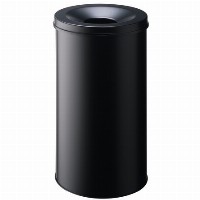 DURABLE Papierkorb Safe rund 60 Liter schwarz