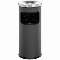 DURABLE Papierkorb Safe mit Ascher rund anthrazit