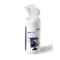 DURABLE Bildschirmreiniger Screenclean 100Feuchttücher weiß