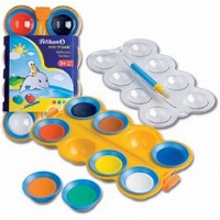 Pelikan Deckfarbkasten mini-friends 755/8 Farben + Pinsel