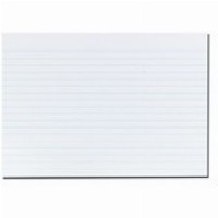 Herlitz Karteikarte A5 liniert weiß 100er Packung