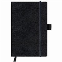 Herlitz Notizbuch my.book A5 bla 96Bl. schwarz m. Leseband
