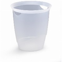 DURABLE TREND Papierkorb 16l transparent