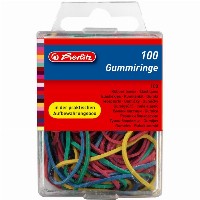 Herlitz Gummiring 100er Box 20-70mm Durchmesser