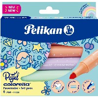 Pelikan Fasermaler Colorella Pastell 411/FS6 Faltschachtel