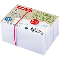Herlitz Karteikarte A8 Vokabeln liniert weiß Bl.Engel 100er