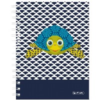 Herlitz Spiralboutiqueb. A5 Cute Animals 100Bl. Kar. Turtle