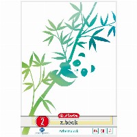 Herlitz Arbeitsblock A4 GREENline 50 Bl. Lineatur 02 Panda