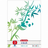 Herlitz Arbeitsblock A4 GREENline 50 Bl. Lineatur 03 Panda