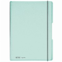 Herlitz Notizheft my.book flex A4 PP 2x 40Bl. kar/lin minze