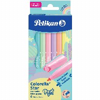 Pelikan Faserm. Colorella Star C302 PASTELL 6 ST Faltschachtel