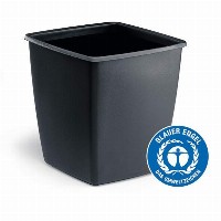 DURABLE OPTIMO Papierkorb 18l quadratisch anthrazit