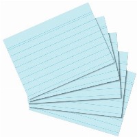 Herlitz Karteikarte A8 liniert bl hf eingeschweißt mit Aufre