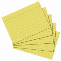 Herlitz Karteikarte A8 liniert ge hf eingeschweißt mit Aufre