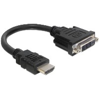 DELOCK Adapterkabel HDMI St > DVI 24+1 Buchse