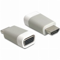 DELOCK Adapter HDMI-A St > VGA Buchse screwless