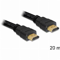 DELOCK Kabel High Speed HDMI mit Ethernet - HDMI A Stecker > HDMI A Stecker 20 m
