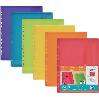 Oxford Brieftaschen DIN A4 abgerundete Ecken 6Stk