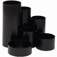 MAUL Stifteköcher MAULtubo Recycling schwarz