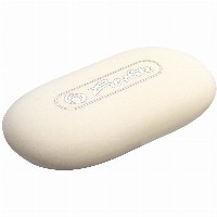 Herlitz Radierer Speckgummi oval für Graphit weiß Blister