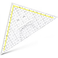 ARISTO TZ-Dreieck 32.5cm mit Griff Facette und Tuschenoppen