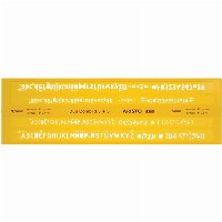ARISTO Schriftschablone Duo Combi 3.5/5mm ISO3098-1/DIN6776