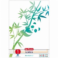 Herlitz Arbeitsblock A4 GREENline 50 Bl. Lineatur 01 Panda