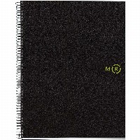 Miquelrius Notizblock Polyproylen Rec. A4 80 Blatt schwarz (Speditionsversand)