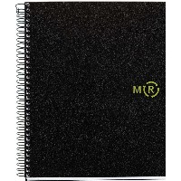 Miquelrius Notizblock Polypropylen Recy. A5 80 Blatt schwarz (Speditionsversand)