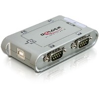 DELOCK USB 2.0 zu 4 Port Seriell HUB