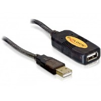 DELOCK Kabel USB 2.0 Verlaengerung. aktiv 5m