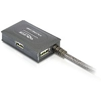 DELOCK Kabel USB 2.0 Verlaengerung+Hub aktiv 10m