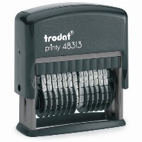 trodat Ziffernstempel Printy schw+Kissen schw 48313