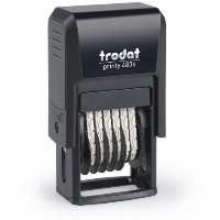 trodat Ziffernstempel Printy schw+Kissen schw 4836