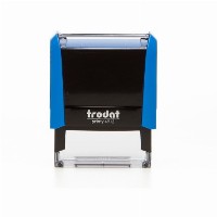 trodat Stempel Printy Typom 4.0/DB Himmel bl+Kis schw 4912