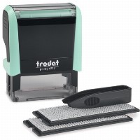 trodat Stempel Printy Typom 4.0/SB Paste grü+Kis schw 4912