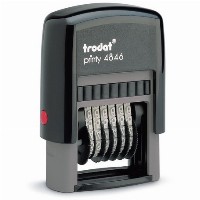 trodat Ziffernstempel Printy schw+Kissen schw 4846