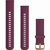 Garmin Ersatzarmband 20mm Silikon Lila/Gold Schnalle