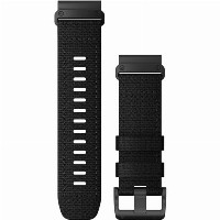 Garmin Ersatzarmband QuickFit 26mm Nylon Schwarz Edelstahl