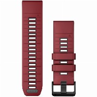 Garmin Ersatzarmband QuickFit 26mm Silikon Marsala/Graphit