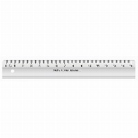 LINEX 1015M Schul-Lineal 150 mm lang 22 mm breit glasklar