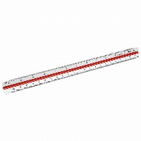 WEDO Dreikantmaßstab 30 cm Architekt 1 weiß
