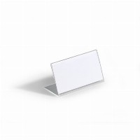 DURABLE Tischnamensschild Acryl 52x100mm transp 10er Pck