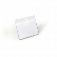 DURABLE Namensschilderhülle offen 6x9cm 20er Pck transp